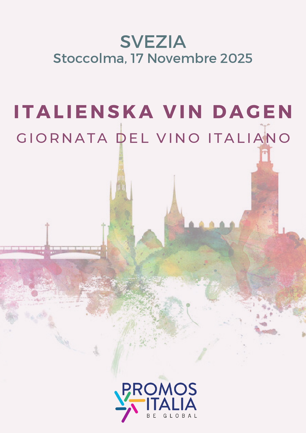 Il 17 novembre 2025 parteciperemo a “Italienska Vin Dagen”